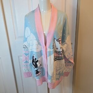 NWT Sanrio Hello Kitty Pastel Cardigan